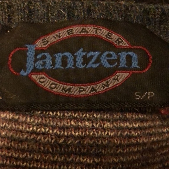 Men’s Wool Mohair Blend Argyle Cozy V-Neck Pullover Knit Vest Small - Picture 5 of 8